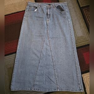 Chico's Blue Denim Skirt